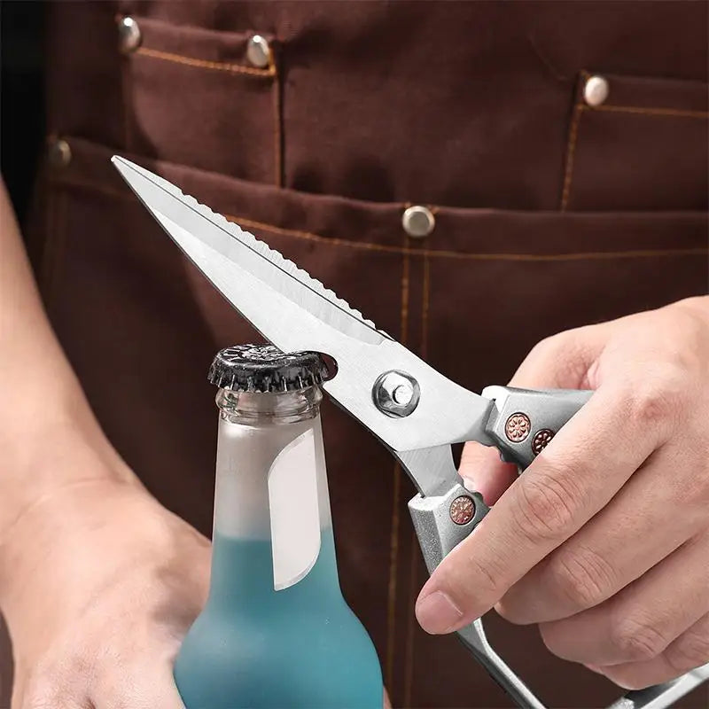 Heavy-Duty Stainless Steel Kitchen Scissors | Poultry Shears Kitchen Scissors QXL