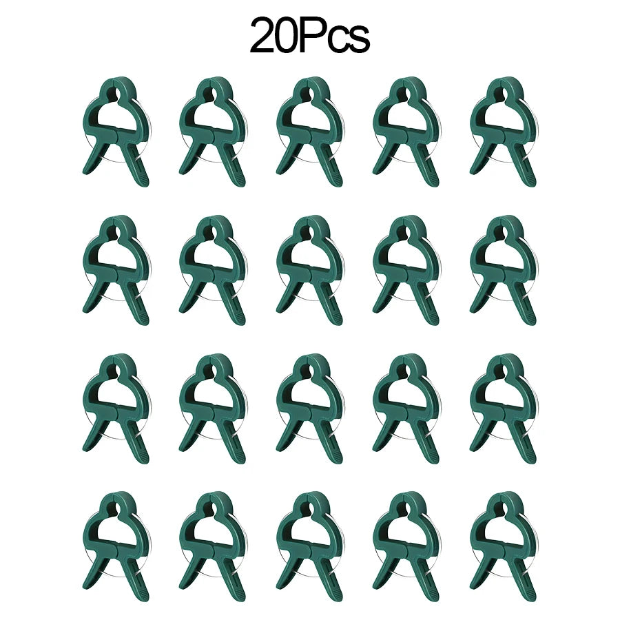 Plant Support Clips for Climbing Plants, Tomato & Vines Garden Plant Clips QXL 20Pcs
