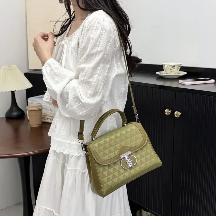 Luxury Leather Diaper Bag | Elegant Vintage Paris Style Leather Diaper Bag QXL