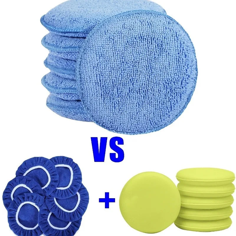 Car Wax Applicator Pads | Soft Sponge Polishing Kit 6/12-Pack Car Wax Applicator QXL