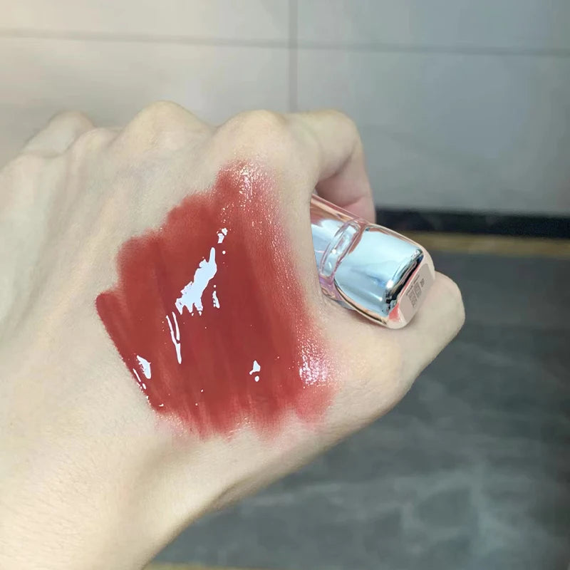 Mirror Glass Lip Gloss | Waterproof Liquid Lipstick & Lip Oil Lip Gloss QXL