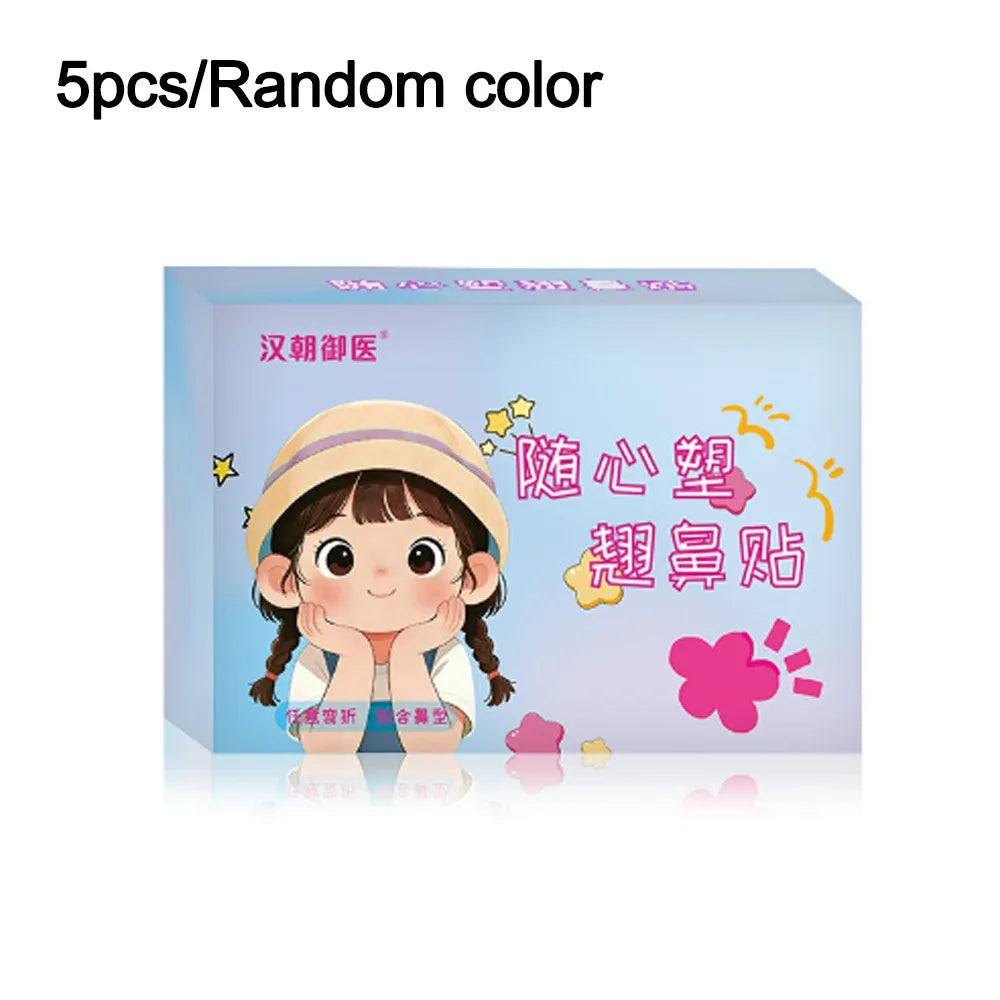 Adjustable Nose Lift Strips | Reusable Nose Shaping Stickers Nose Shaping Strips QXL 5Pcs-Random style