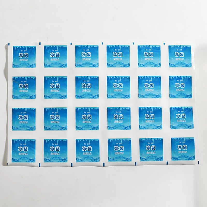 Reusable Gel Ice Pack | Auto Water Absorption | 12/16/24 Grid Reusable Ice Pack QXL 24 grids