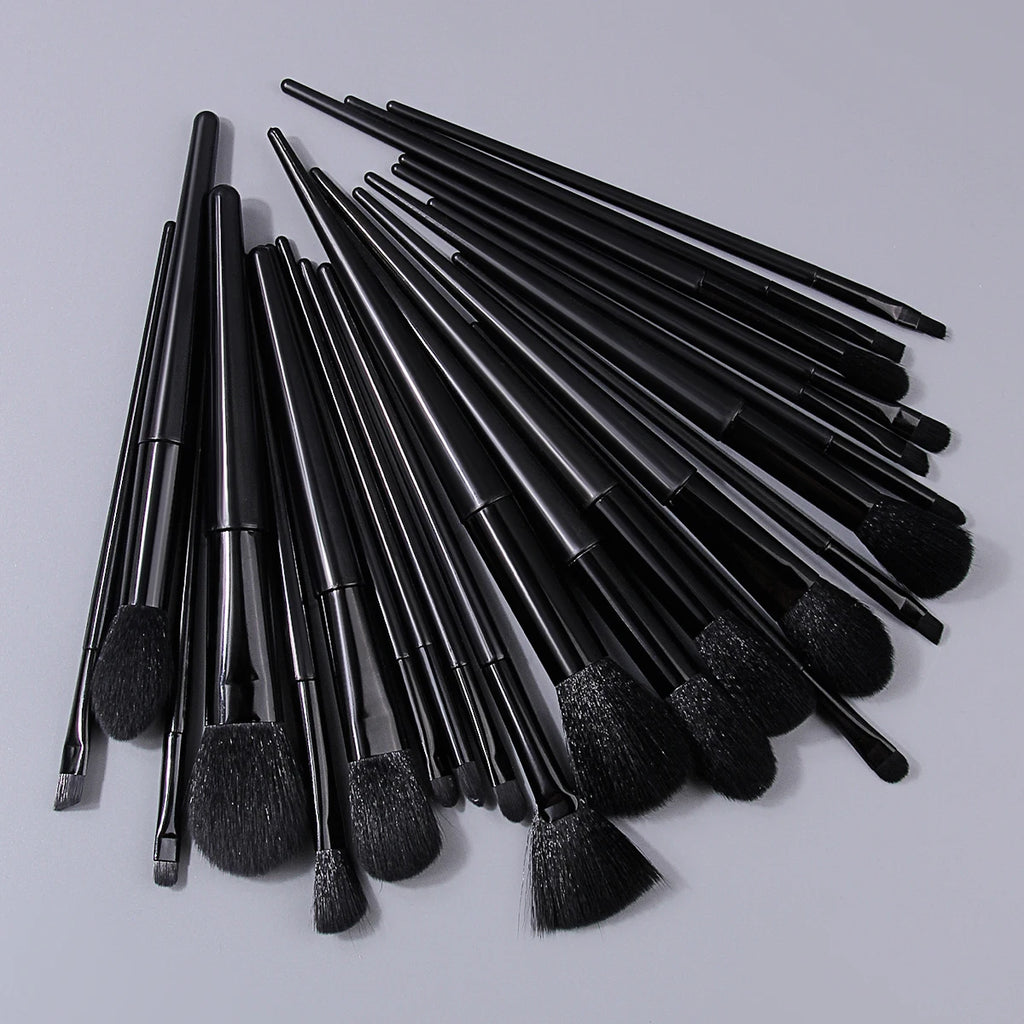 KOSSHOW 23-Pc Professional Black Makeup Brush Set Makeup Brush Set QXL