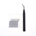 RB1000 Deburring Tool Kit | Handle + 10 Rotary HSS Blades Deburring Tool Kit QXL Black