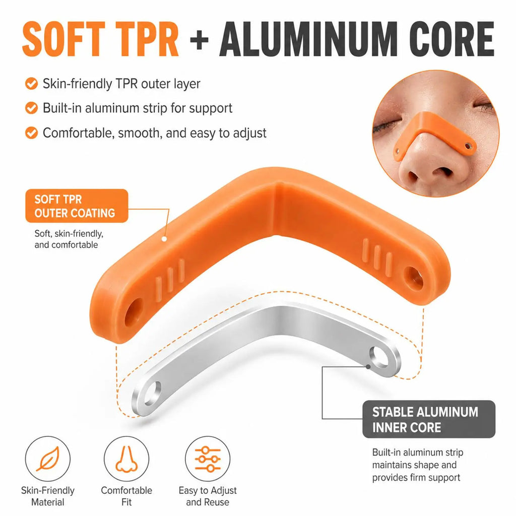 Reusable Nose Shaping Clip | Adjustable Bridge Lift Strip Nose Shaping Clip QXL