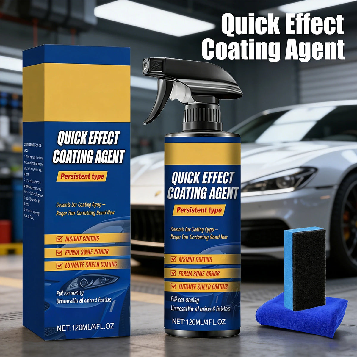 Ceramic Nano Car Coating Spray | Paint Gloss & Protection Car Ceramic Coating QXL
