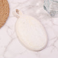 Natural Loofah Body Scrubber | Exfoliating Bath Sponge Loofah Bath Scrubber QXL Beige