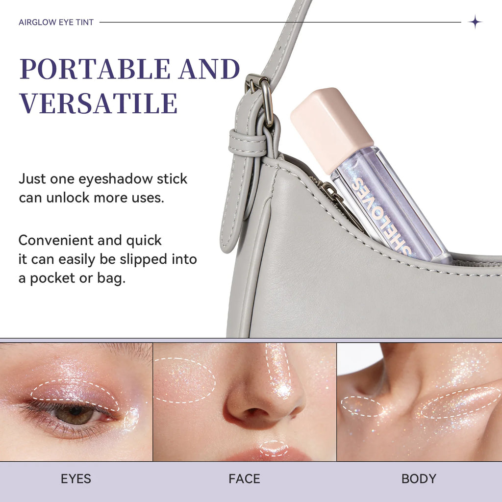 Pearlescent Glitter Liquid Eyeshadow Stick | Waterproof Shimmer Liquid Eyeshadow Stick QXL