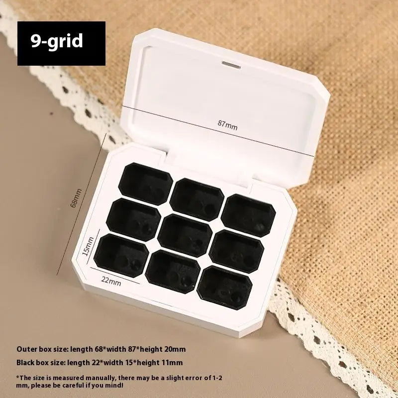 Magnetic Nail Polish Storage Box | 4/6/9/12 Grids Organizer Nail Polish Organizer QXL 9Grids