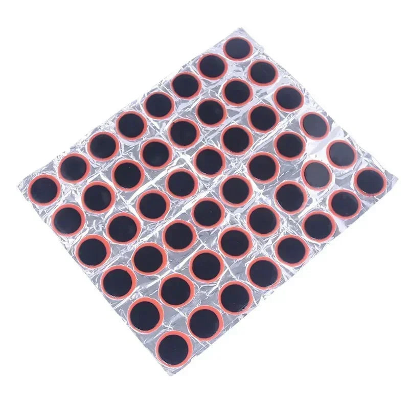 48-Pack 25mm No-Glue Bike Puncture Repair Patches | Inner Tube Puncture Repair Patches QXL