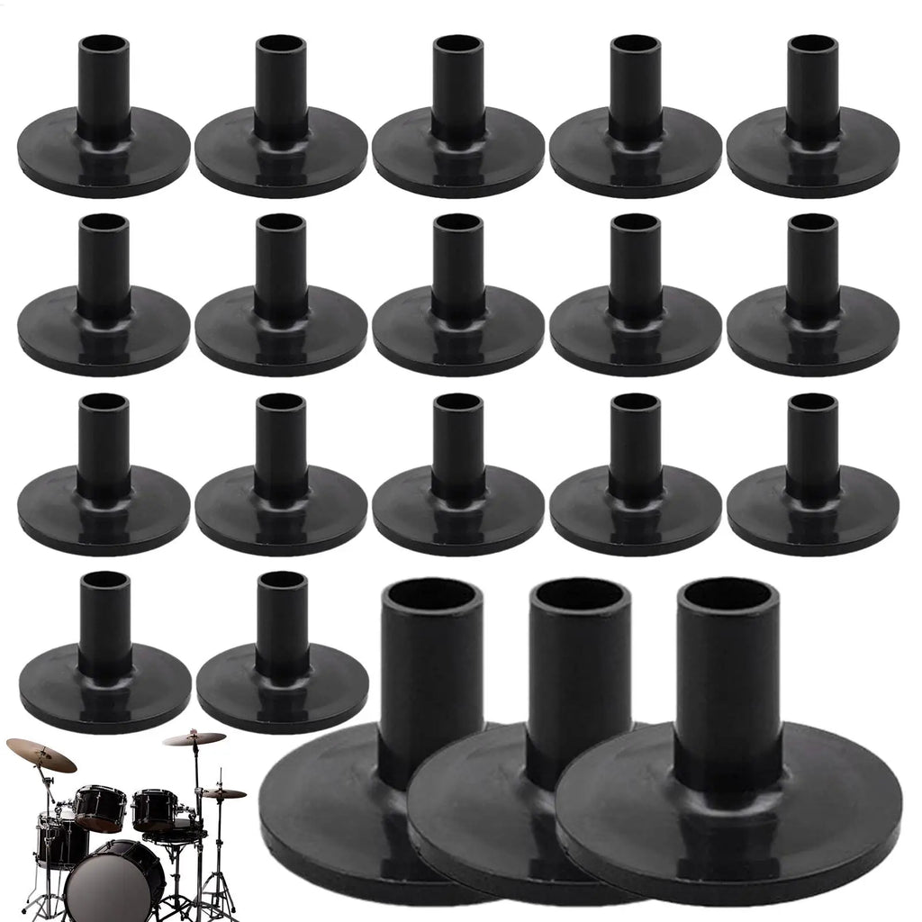 20-Pack Drum Cymbal Sleeves | ABS Flange Stand Holders Cymbal Stand Accessories QXL