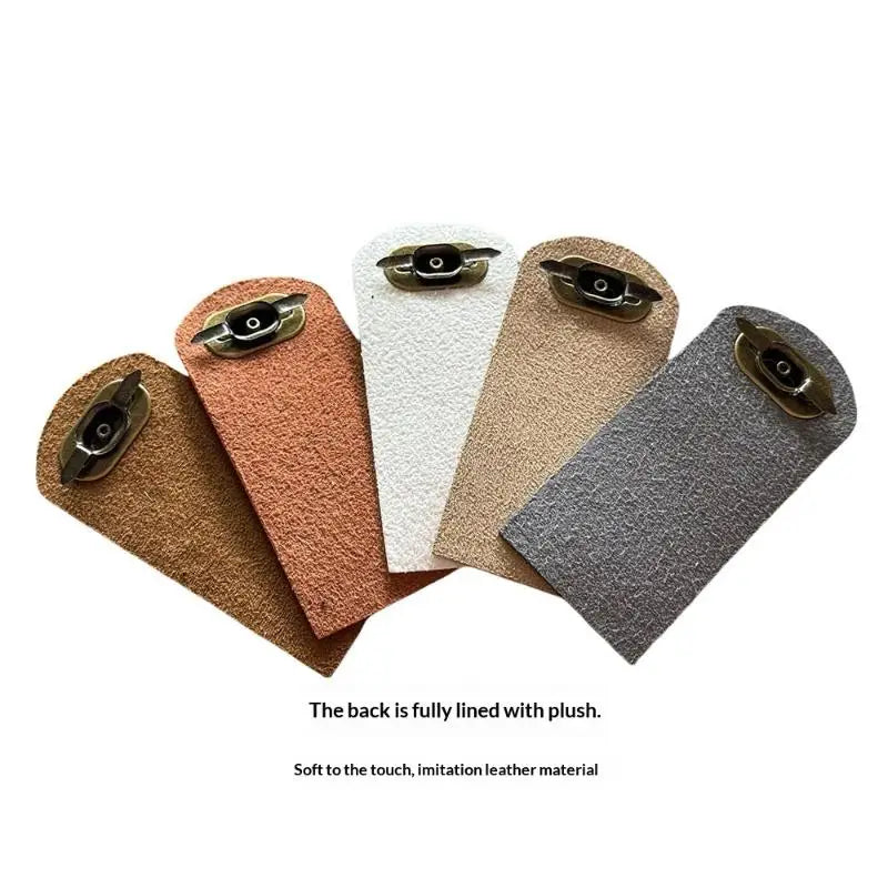 Leather Snap Closure Buckle for DIY Crochet Handbag & Purse Bag Snap Closure QXL