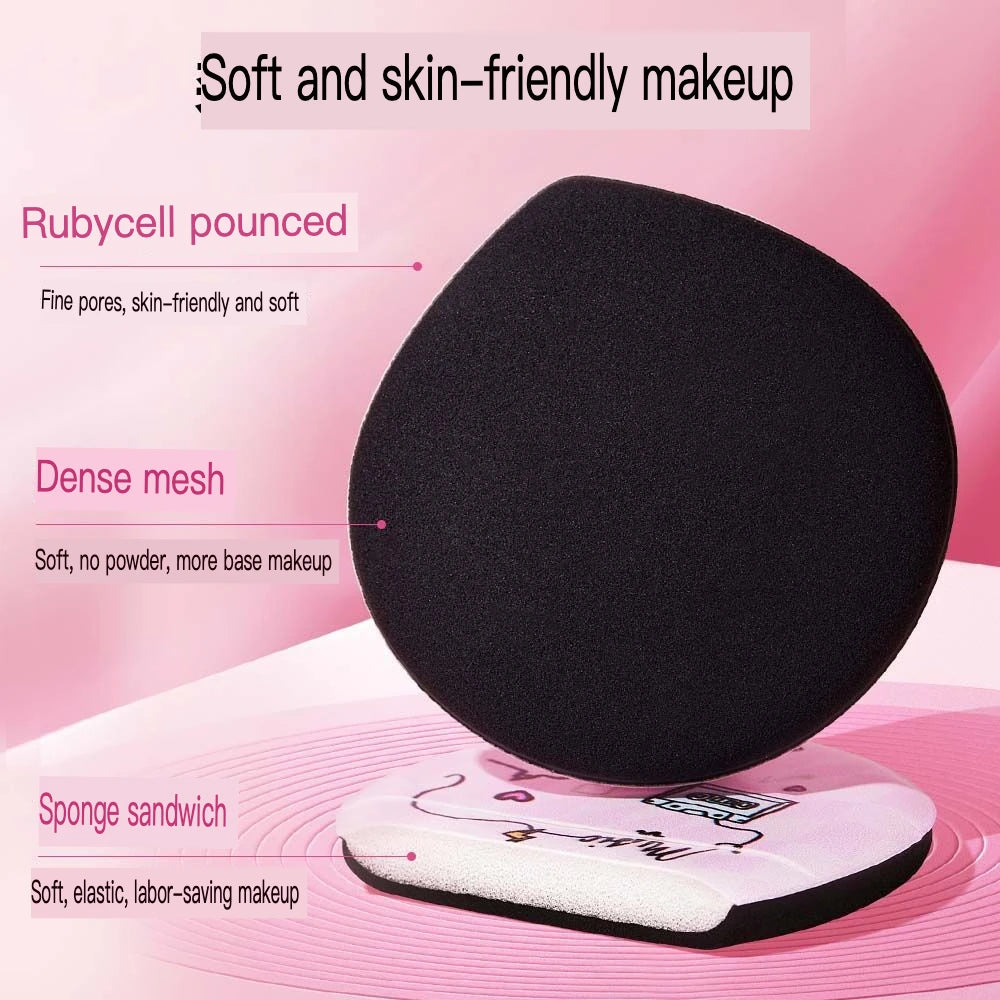 8-Pack Soft Sponge Powder Puffs | Dry & Wet Foundation Blending Makeup Sponge Puff QXL