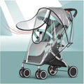 Universal Transparent Stroller Rain Cover | Waterproof Zip Stroller Rain Cover QXL Zipper EVA raincover