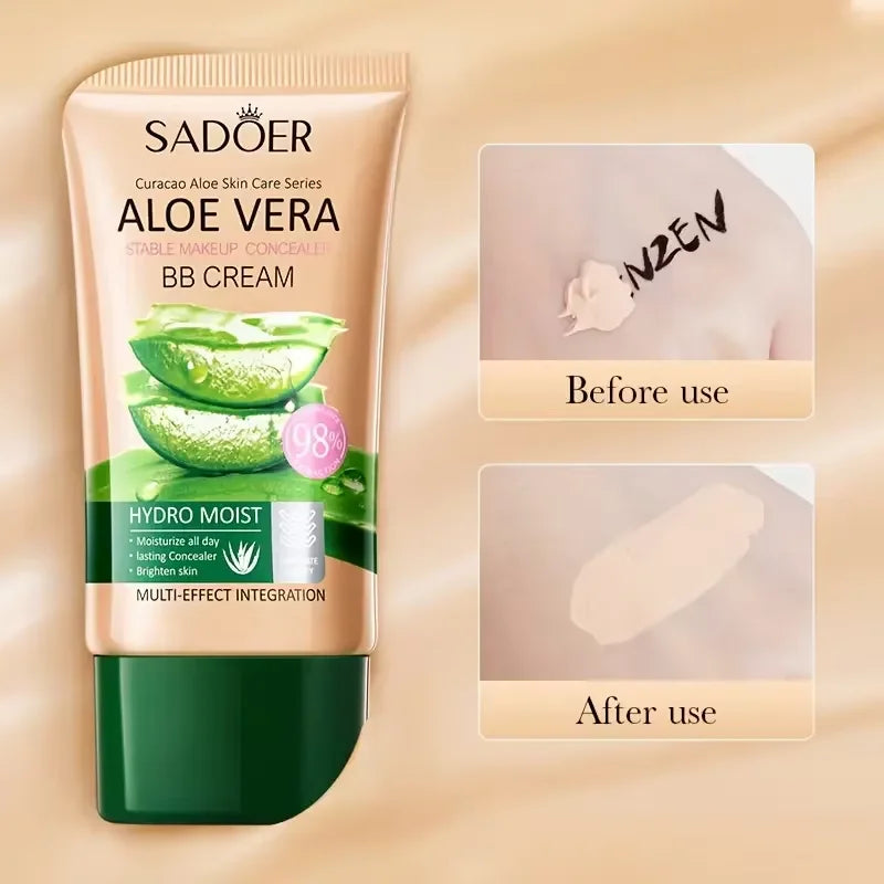 Aloe Vera BB Cream – Full Coverage Foundation & Concealer BB Cream Foundation QXL
