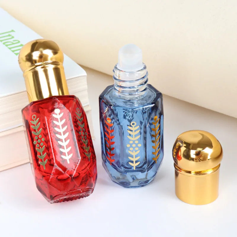 6ml Glass Roll-On Bottle | Refillable Essential Oil Roller Glass Roller Bottle QXL