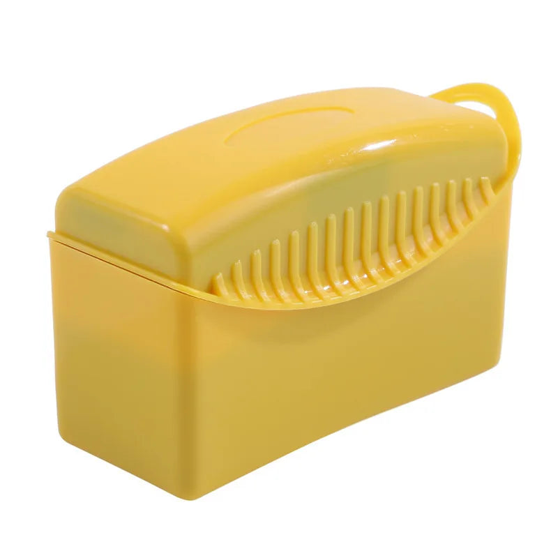 Car Wash Detailing Sponge | Foam Wax Polishing Pad Auto Care Car Detailing Sponge QXL Yellow (with lid) C