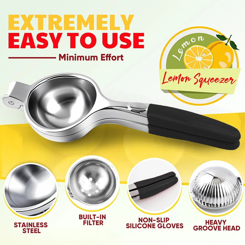 Extra Large Stainless Steel Lemon Squeezer | Manual Citrus Juicer Manual Citrus Juicer QXL