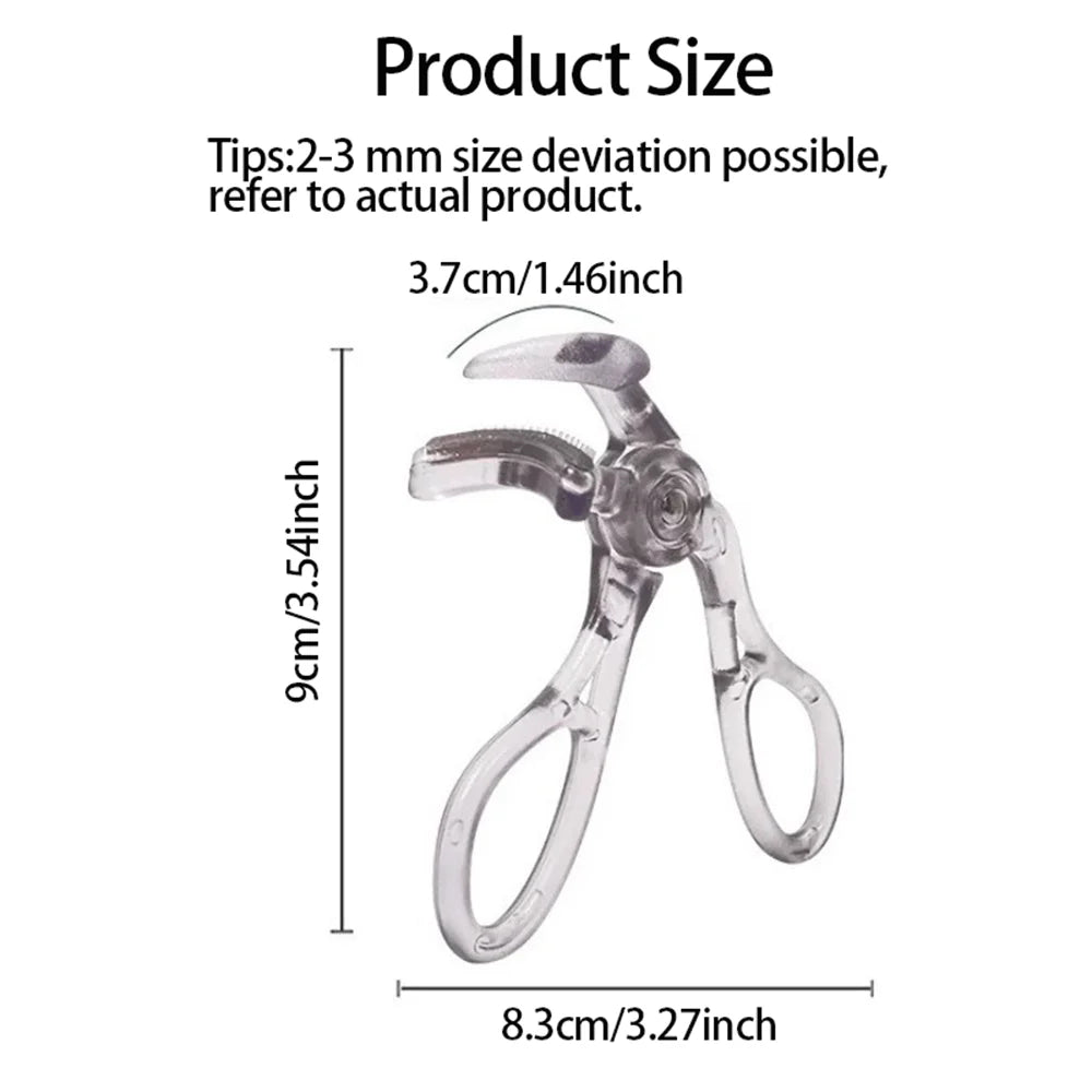 Dual Type Eyelash Curler with Comb | Wide & Partial Clip Eyelash Curler QXL