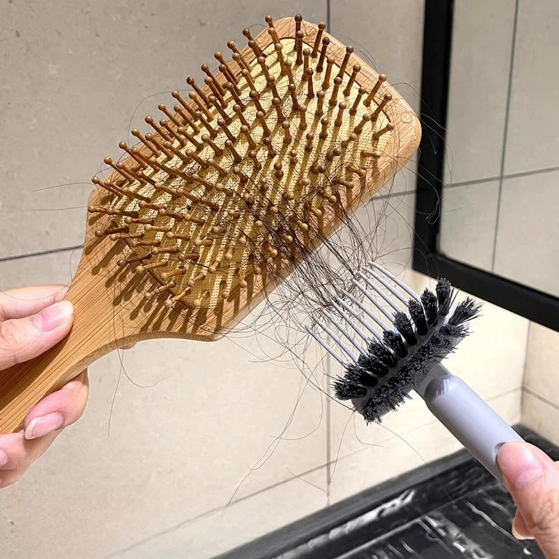 2-in-1 Hair Brush & Comb Cleaning Tool | Dust Remover Brush Cleaning Tool QXL