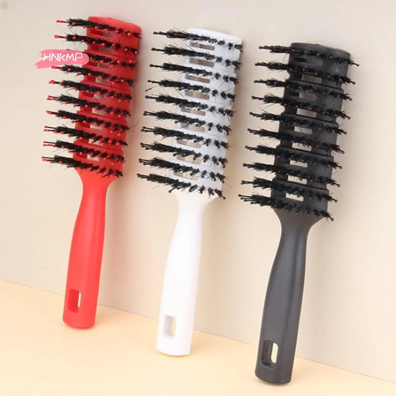 Fish Bone Barber Coloring Brush & Anti-Scald Hair Dye Comb Hair Coloring Brush QXL