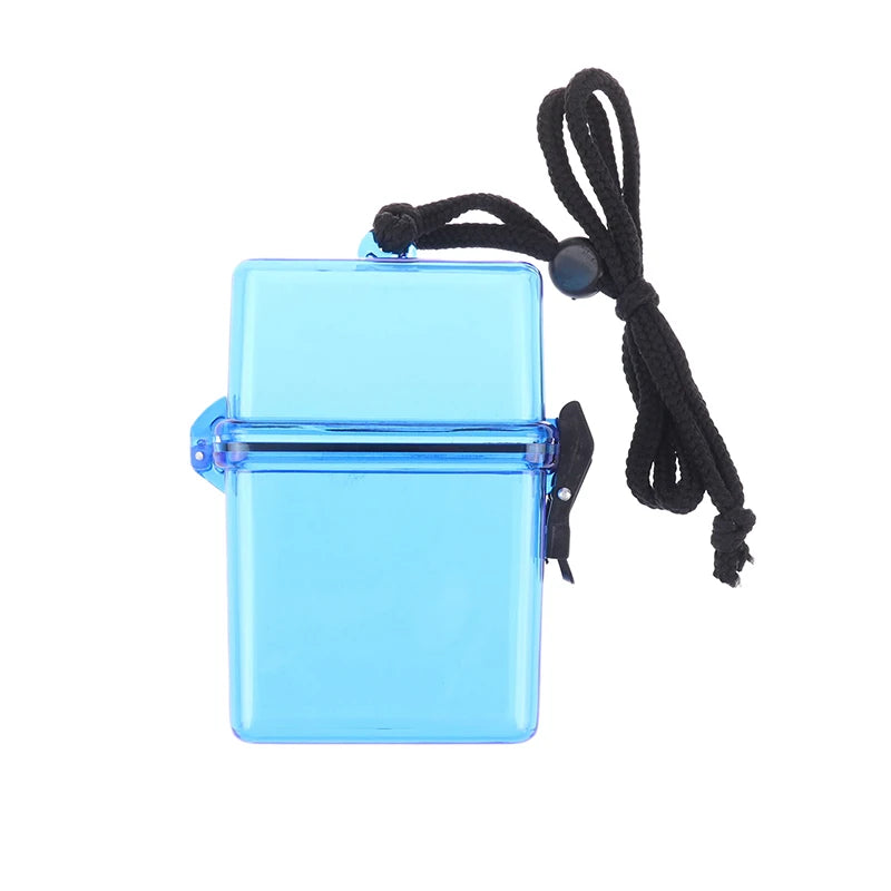 Kpop Photocard Storage Box | Clear Acrylic Card Holder Case Photocard Storage Box QXL Blue