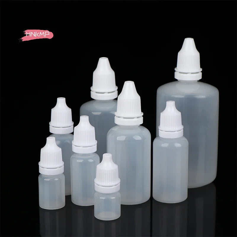 5-Pack Refillable Squeeze Dropper Bottles | Multi-Size PE Squeeze Dropper Bottles QXL