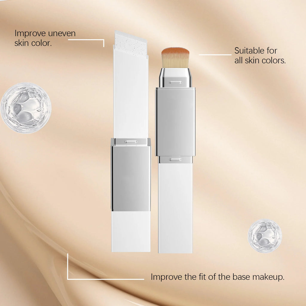 2-in-1 Color-Changing Foundation Stick with Detachable Brush Foundation Stick QXL