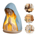 Praying Angel LED Night Light Resin Figurine | Spiritual Decor Resin Decorative Figurine QXL One size