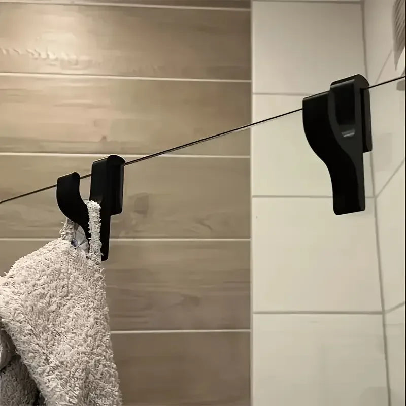 No-Drill Shower Door Hook | 8mm Frameless Glass Hanger Shower Door Hook QXL