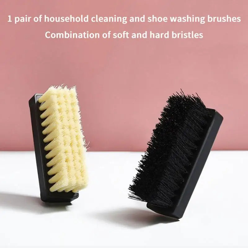 Nylon Shoe Brush Set | Soft & Firm Bristles – Sports & Leather Shoe Cleaning Brush QXL Default Title