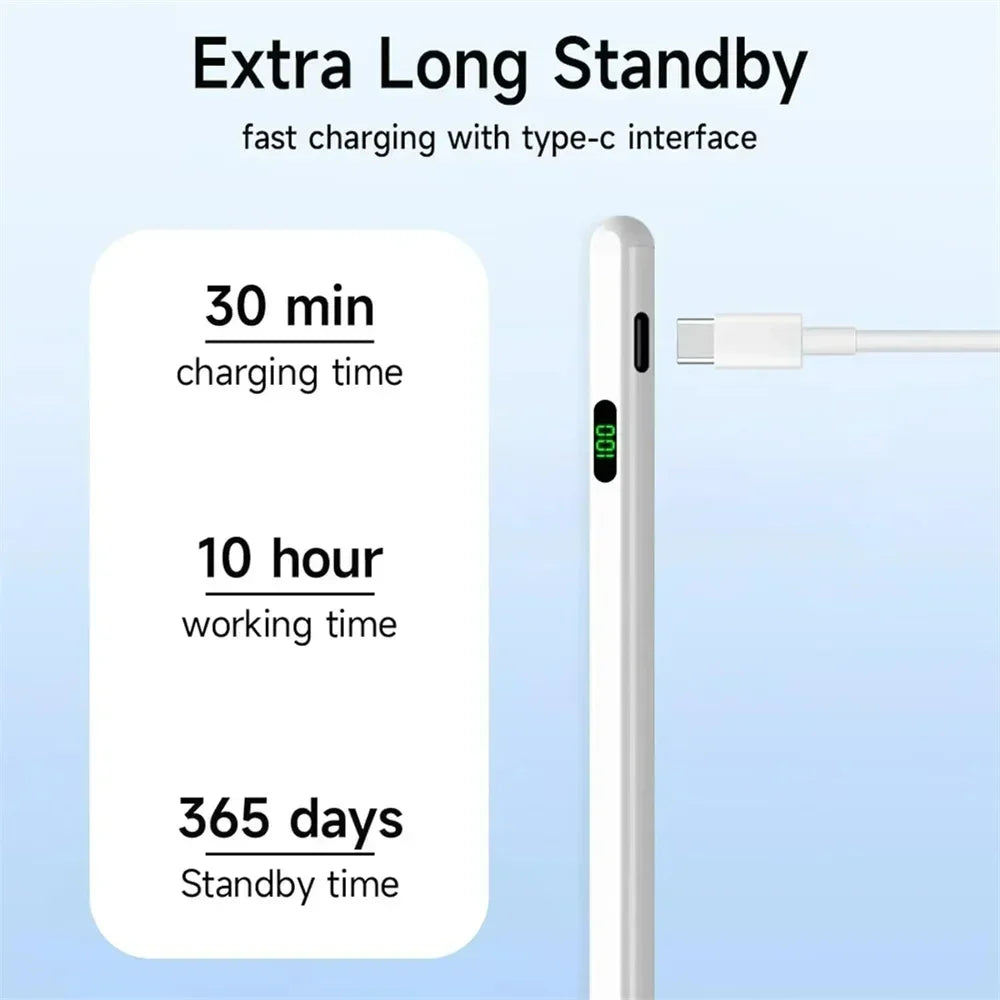 Universal Stylus Pen with Power Display | iPad & Android Capacitive Stylus Pen QXL