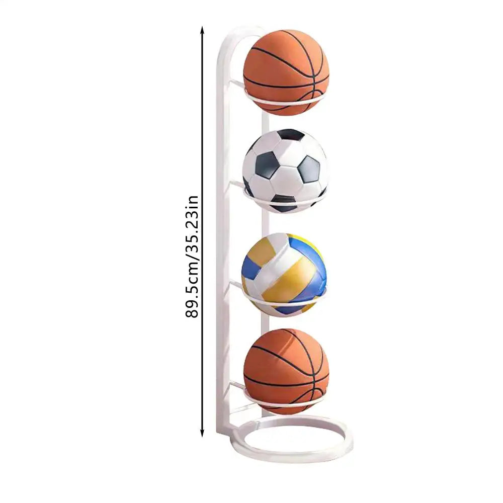 Multi-Layer Cast Iron Ball Storage Rack | Wall-Mount Stand Ball Storage Rack QXL E
