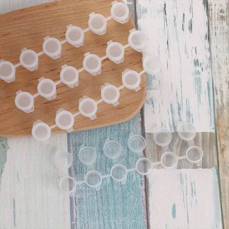 Mini Palette Paint Storage Box | Portable Pigment Pots Paint Storage Box QXL