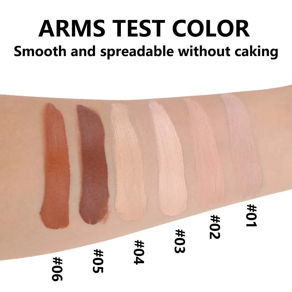 Waterproof Concealer Cream | 6 Shades | 24H Full Coverage Concealer Cream QXL