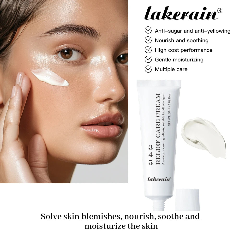 345 Relief Care Cream | Brightening Antioxidant Moisturizer Face Moisturizer Cream QXL