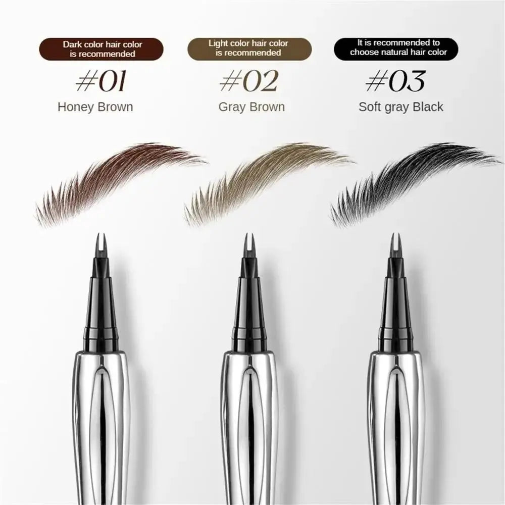 Waterproof Eyebrow Pencil | Long-Lasting Natural Brows Eyebrow Pencil QXL