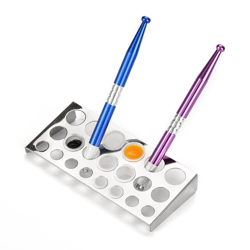 Tattoo Ink Cup Holder Stand – 7, 8 & 21 Hole Pigment Tray Tattoo Ink Cup Holder QXL
