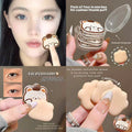 4-Pack Bear Finger Makeup Puffs | Air Cushion Sponge Applicator Makeup Sponge Puffs QXL Default Title