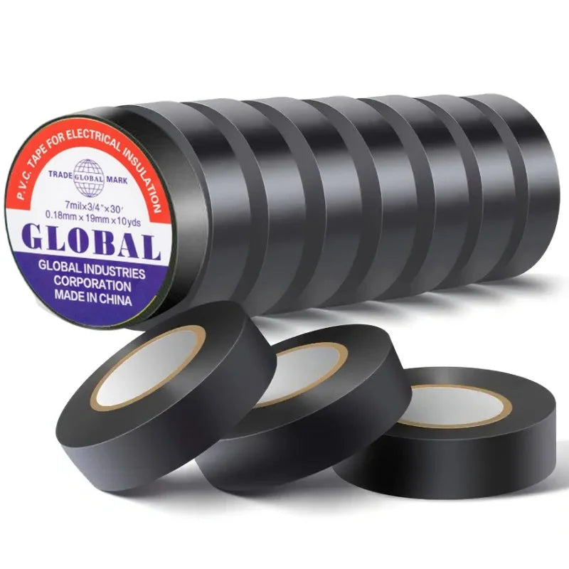 50m Heat-Resistant Black Rubber Electrical Insulating Tape Electrical Insulating Tape QXL
