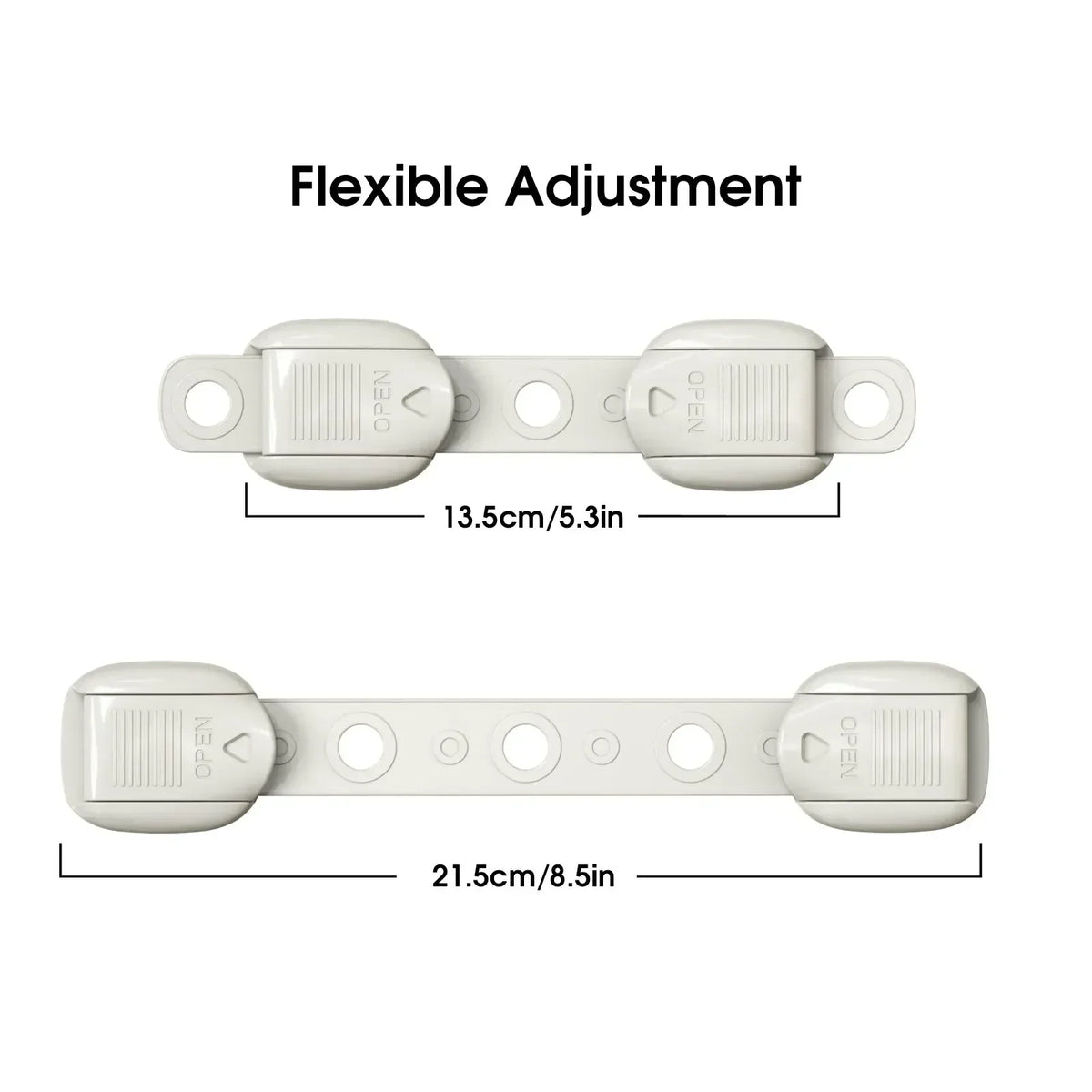 5-Pack Baby Safety Cabinet & Drawer Locks | Anti-Pinch Latches Baby Safety Lock QXL