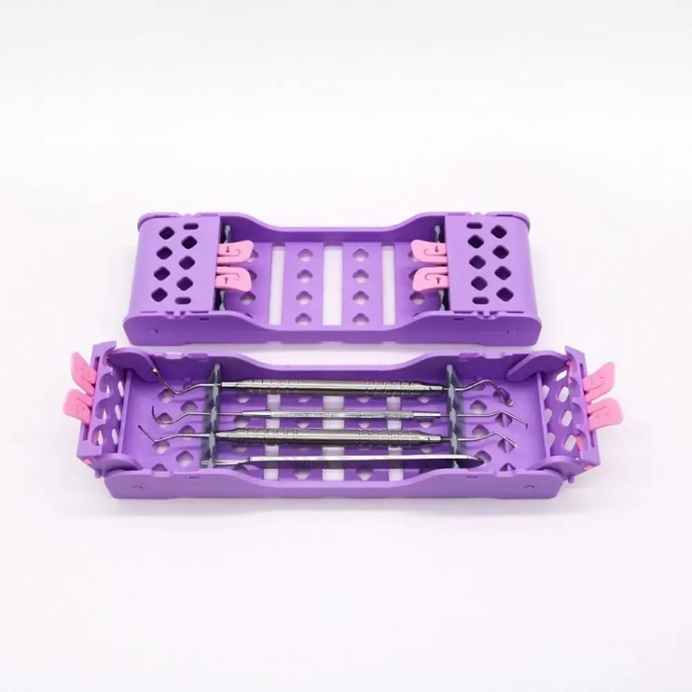 Autoclavable Dental Bur Holder & Disinfection Rack | 4 & 8 Slot Dental Bur Holder QXL