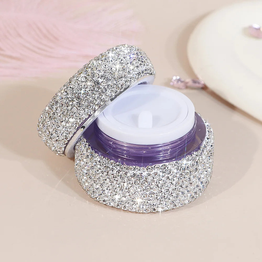 10ml Diamond Acrylic Refillable Travel Cosmetic Bottle Cosmetic Travel Bottle QXL 10ml diamond studde