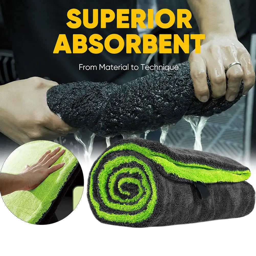 Double-Sided Microfiber Twisted Yarn Car Wash Towel Car Wash Towel QXL