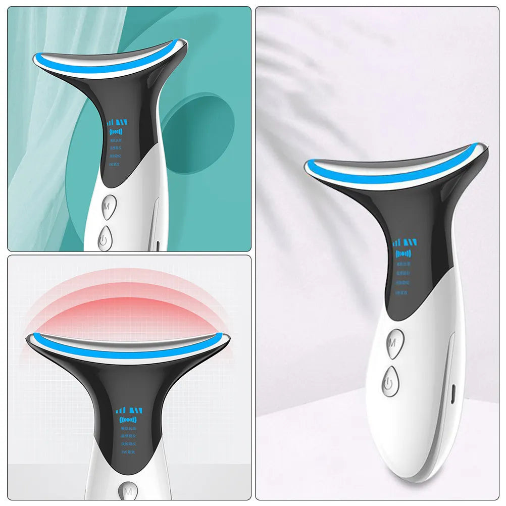 Rechargeable Neck & Face Massager | Skin Tightening Device Neck Beauty Massager QXL