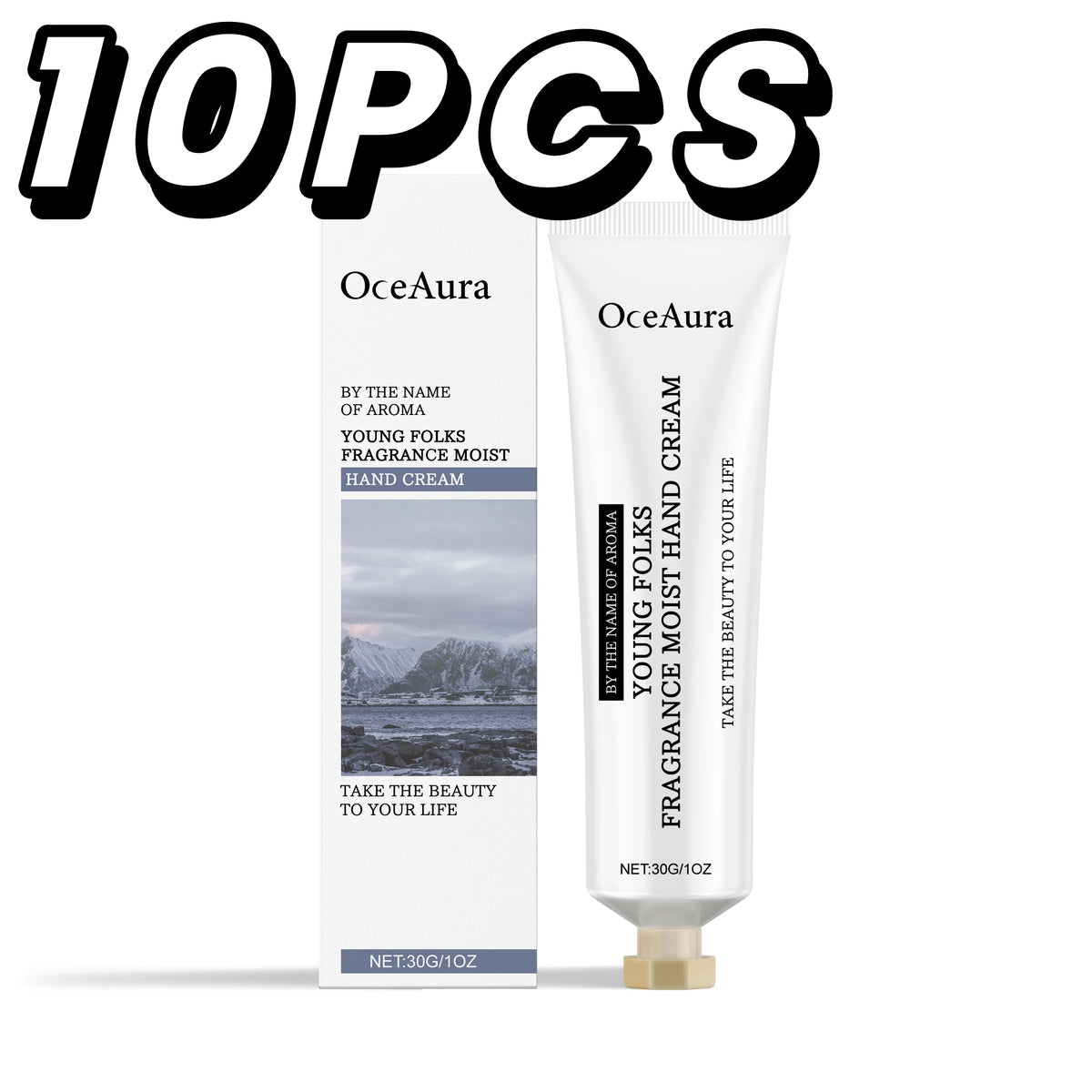 OceAura Hyaluronic Acid Hand Cream | Avocado Oil & Shea 30g Hand Cream QXL 10PCS