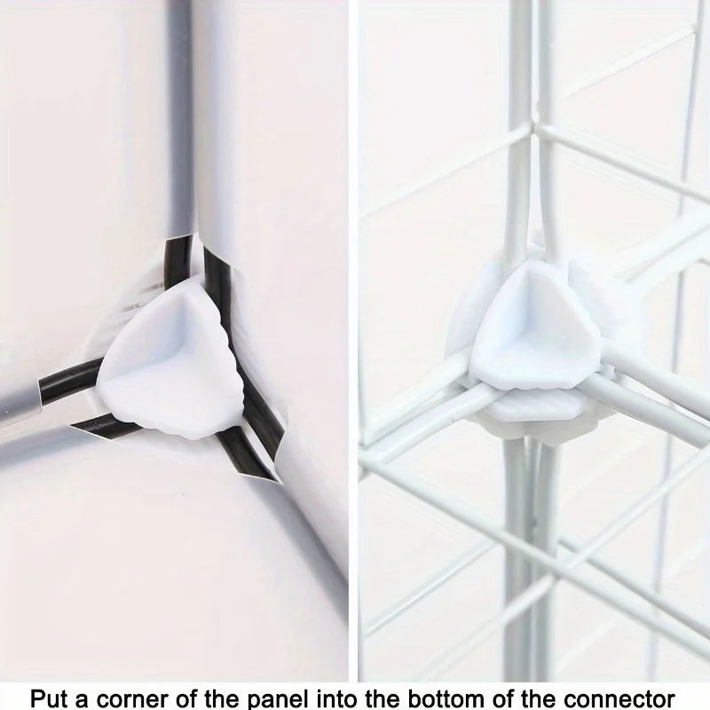 Storage Cube Connectors | Wardrobe, Shoe Cabinet & Pet Cage Cube Storage Connectors QXL