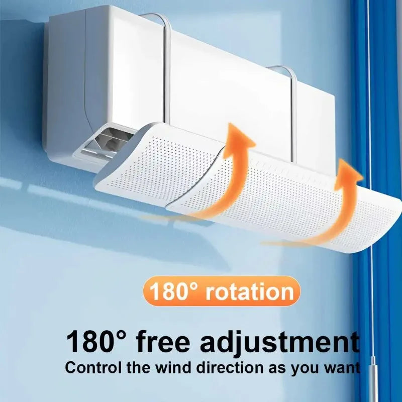 Wall-Mounted AC Wind Deflector | Honeycomb Air Baffle AC Wind Deflector QXL