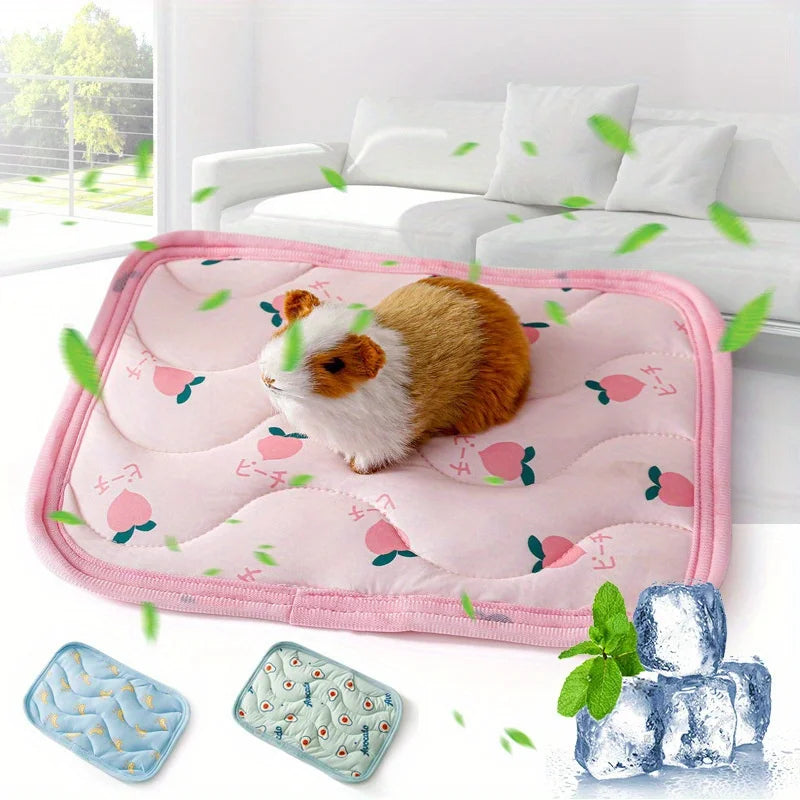 Ice Silk Cooling Pet Nest Pad – Hamster, Rabbit & Hedgehog Mat Small Pet Nest Pad QXL